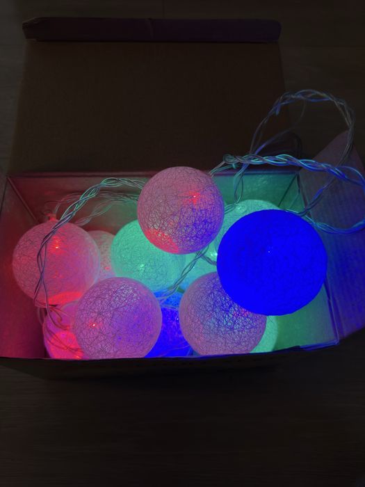 Гирлянда цветная 3 метра