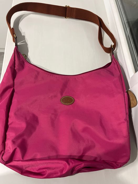 Сумка Longchamp розовая б/у