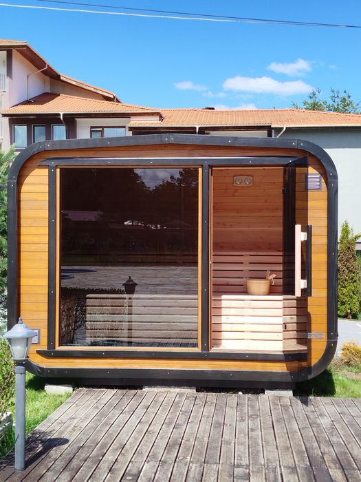 Сауна тип бъчва, руска баня ,парна баня,външна сауна