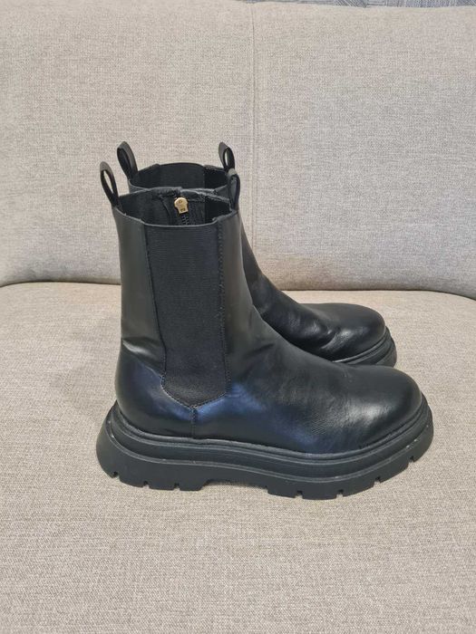 Нови мъжки черни боти Chelsea PULL&BAER  - 43 размер