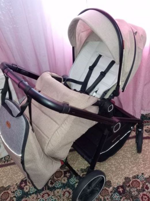 Коляска прогулочная New lux беж.