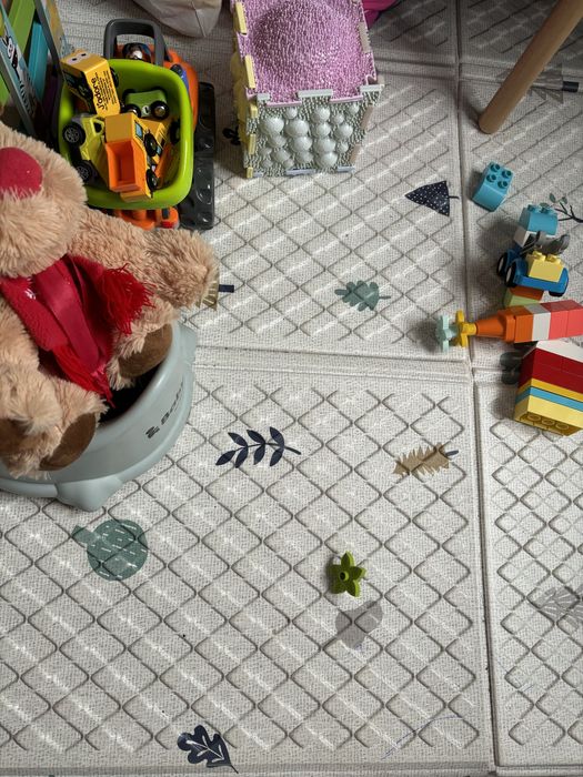 Коврик для ползания развивающий parklon