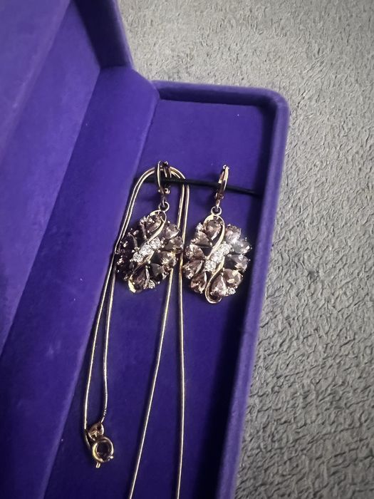 Продам серьги и цепочки Swarovski