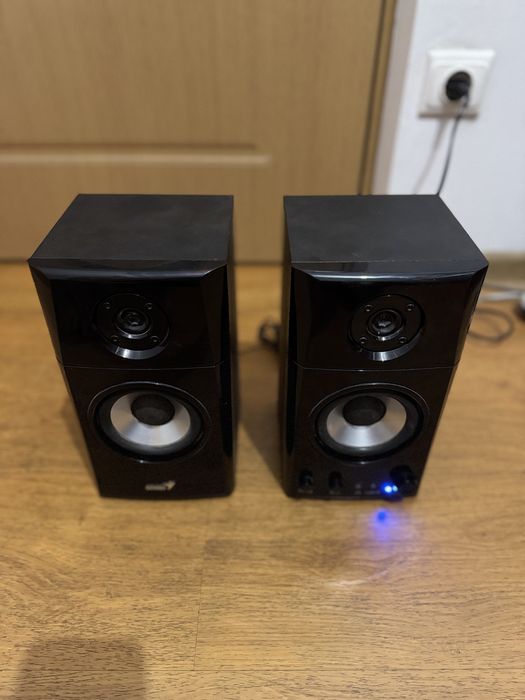 Boxe Genius SP-HF1201A 30W, din lemn, pentru PC, stare foarte buna