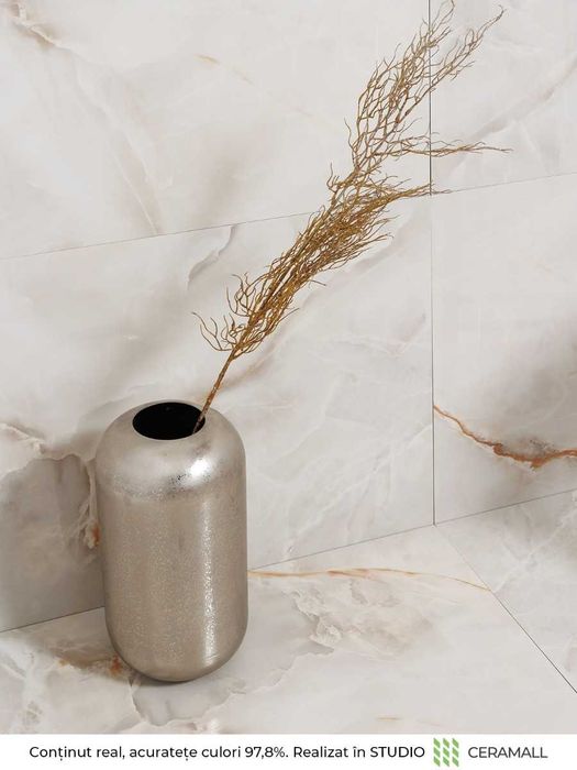 Gresie rectificata Montblanc Onyx Lucioasa 60x120