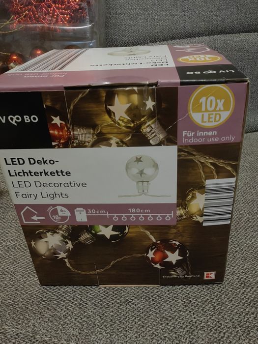 Set decorațiuni, globuri instalație interior!/exterior, beteala...