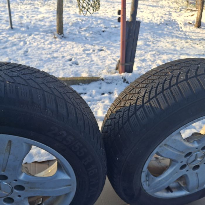 Jante + anvelope iarna  225/55/16 :5×112