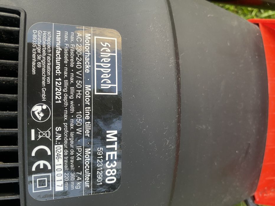 Електрическа фреза култиватор Shceppach