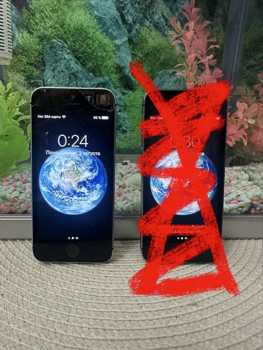 Продам два iPhone 5s Space Gray 16 GB