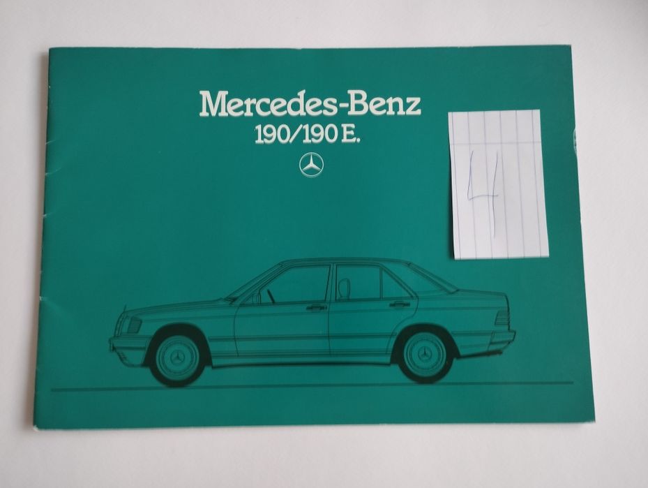 Оригинални ретро брошури за Мерцедес