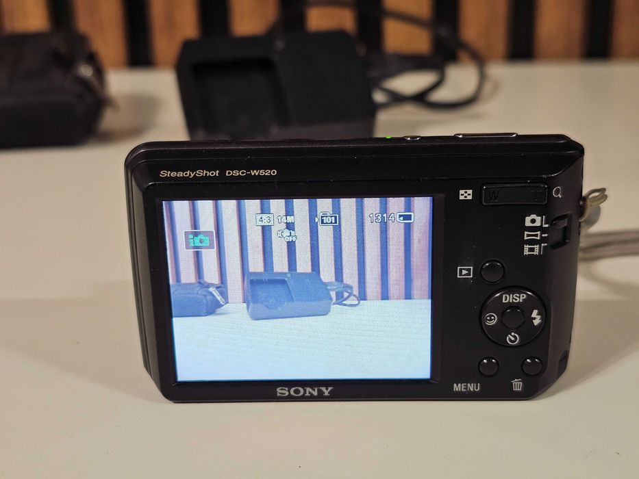 Y2K Aparat foto digital compact Sony DSC W520 14.1MP 5xZoom