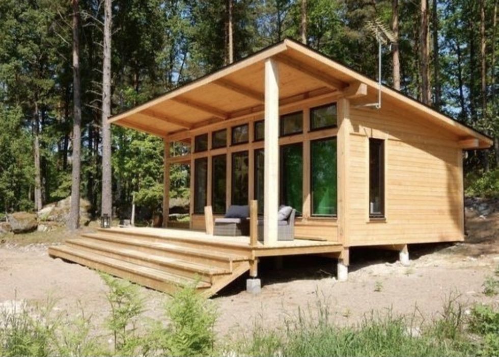 Vindem cabane din structura de lemn