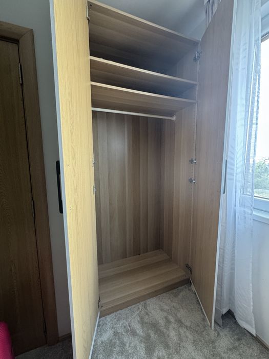 Гардероб IKEA, дъб с бяло фолио 235/100/58