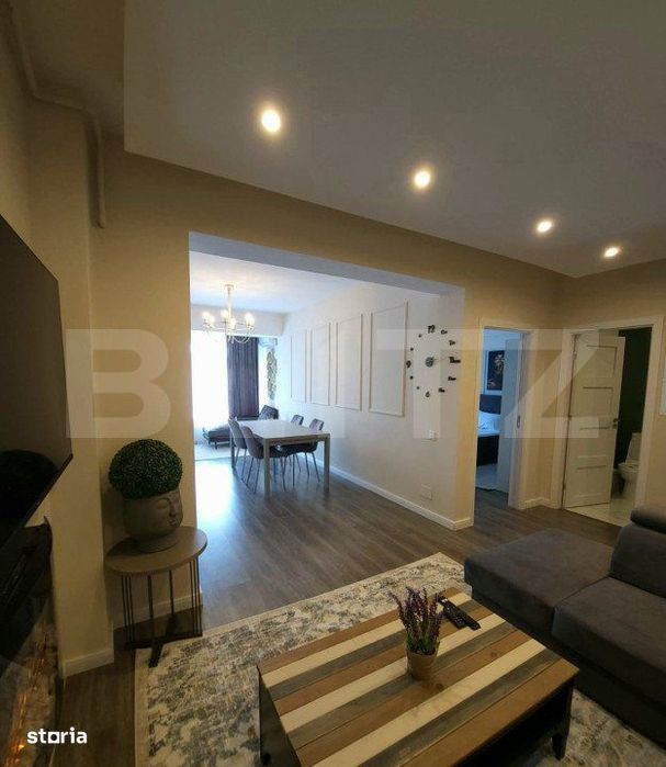 Apartament 2 camere, 54 mp, lux, finisat! Zona Teilor