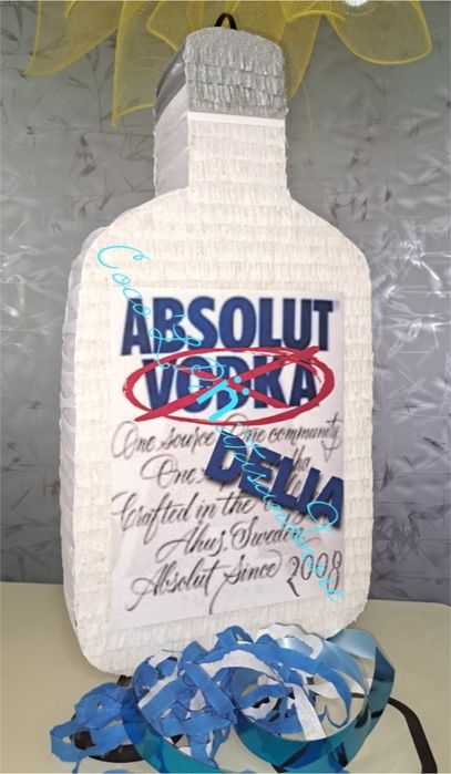 Piñata Dovleac,SticlaVodka,Înghețată,Brioșă,Acadele,Gogoşi,Pepene,Popc