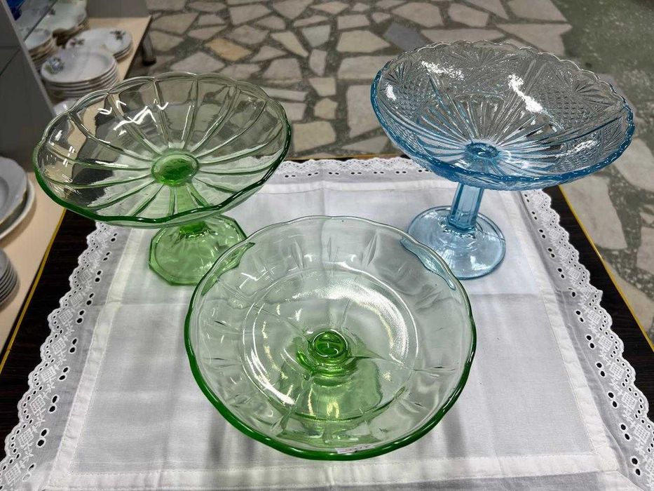 Посуда СССР Конфетницы/фруктовницы на ножке