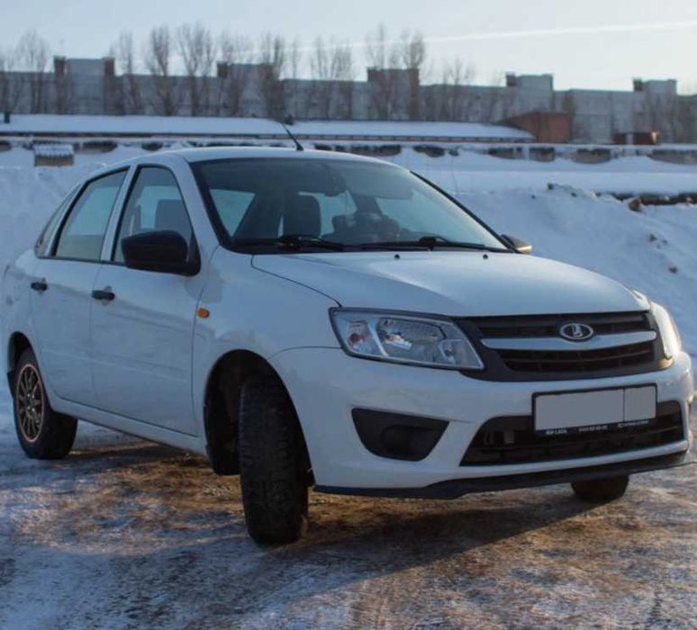 Сплиттер юбка переднего бампера  для Лада Гранта