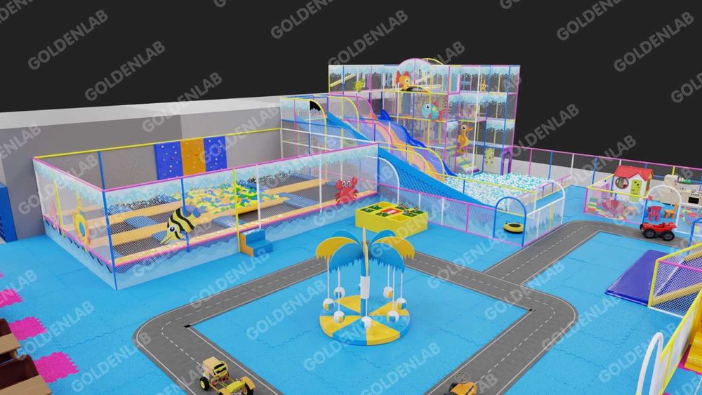 Активити парки до 3000кв.м