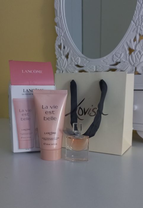 Set Lancôme parfum+lapte corp parfumat
