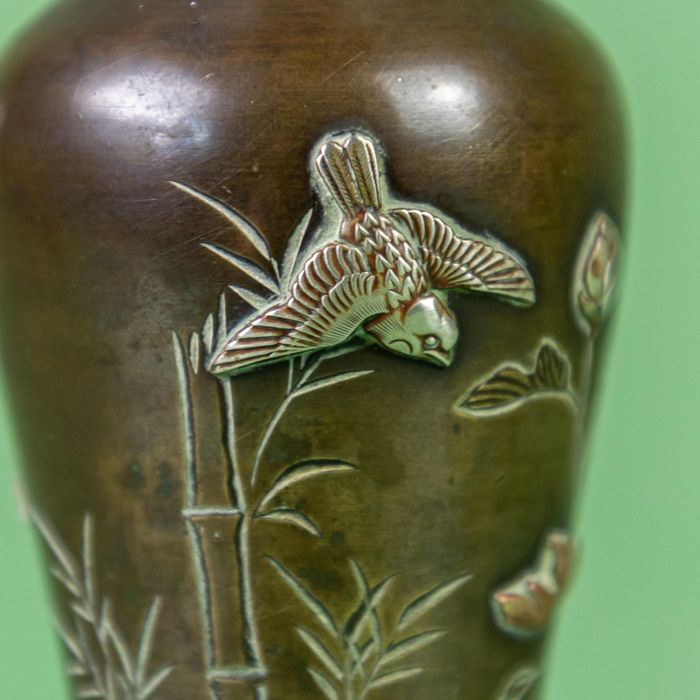 Парные вазочки «Цветы и птицы»