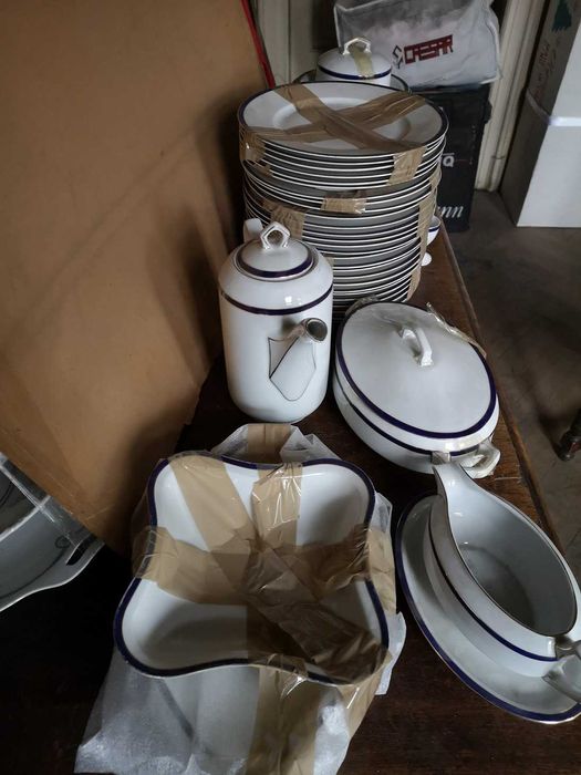 Serviciu masa, perioada interbelica, manufactura Tettau (Bavaria)