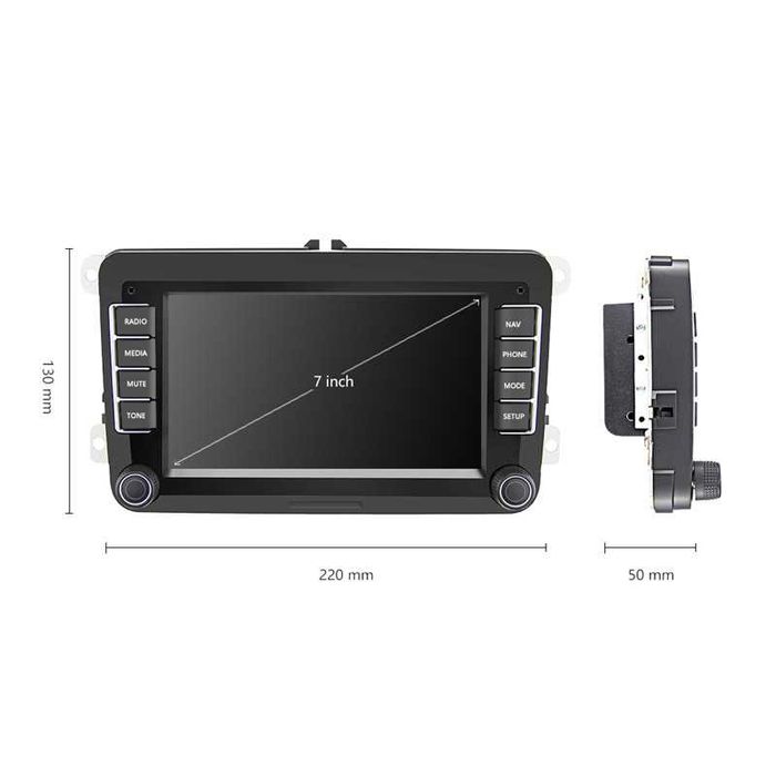 Dvd Player VW, Skoda, Seat, ANDROID, Wi-FI, Dedicat + CAMERA