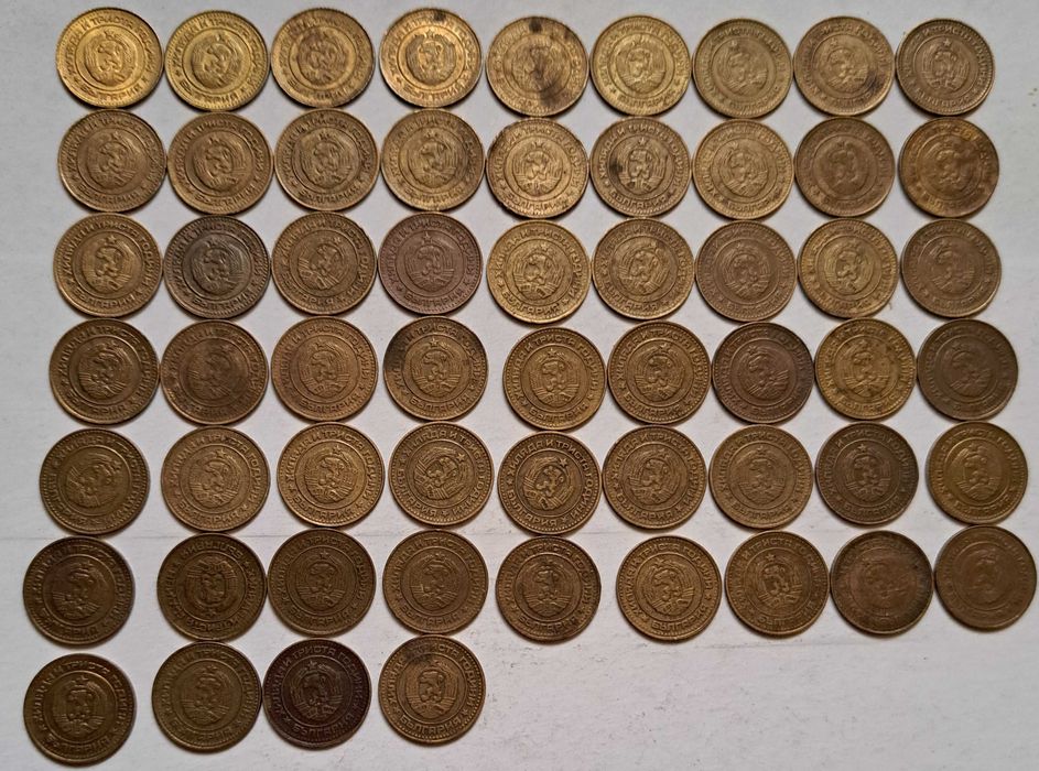 1 стотинка 1981 г.- лот от 58 бр.