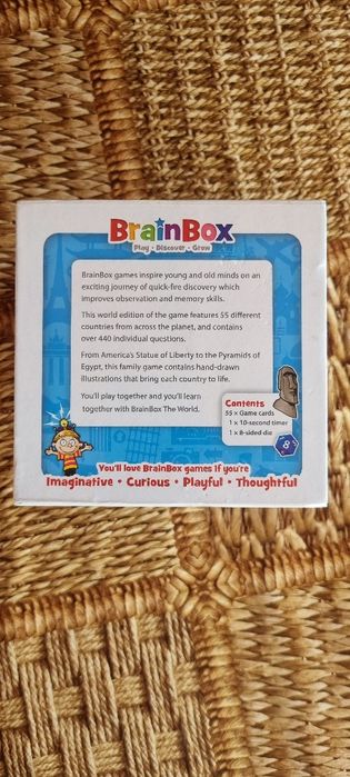BrainBox Светът Забавна и образователна игра с карти |