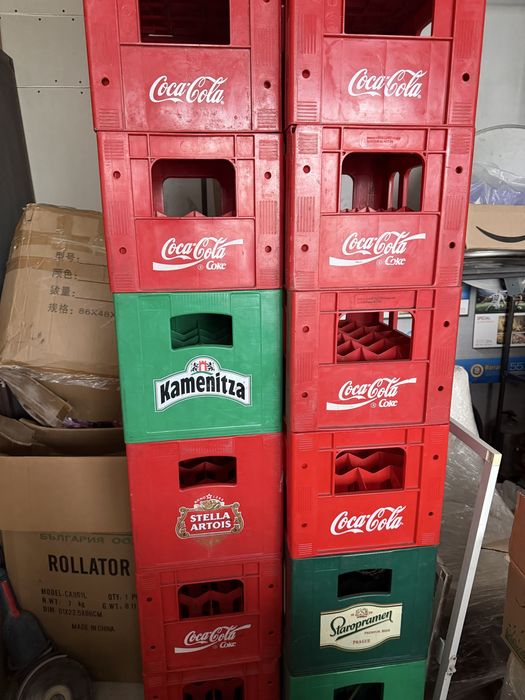 Празни касетки за безалкохолни и бира 17 броя