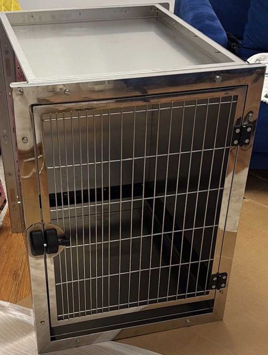 Cușcă de internare veterinară din inox 201 – model KA-505-M-201