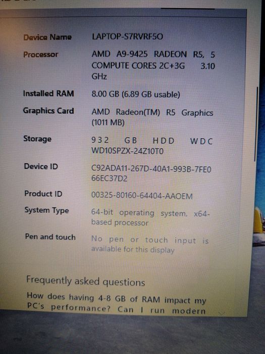 Lenovo ideapad 330 8gb ram