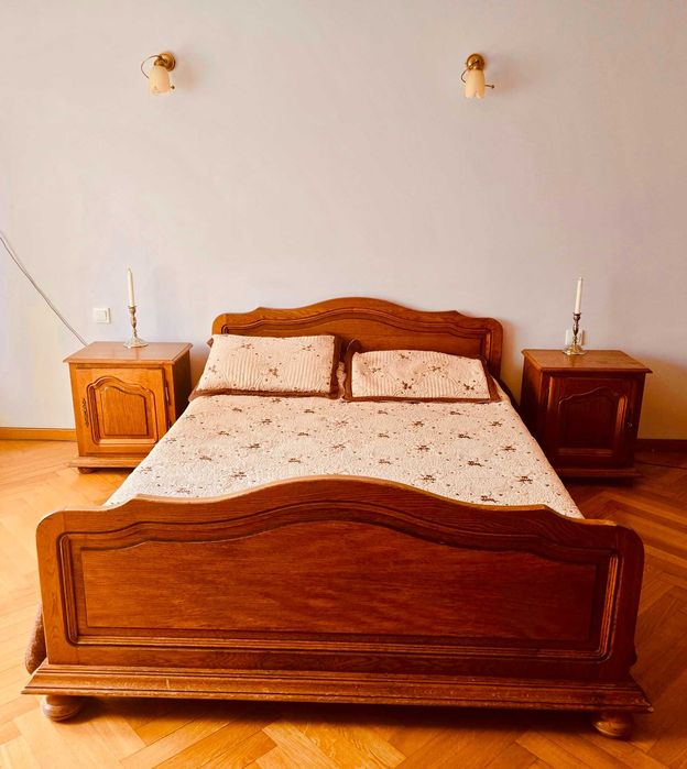 Dormitor complet din lemn masiv(stejar)