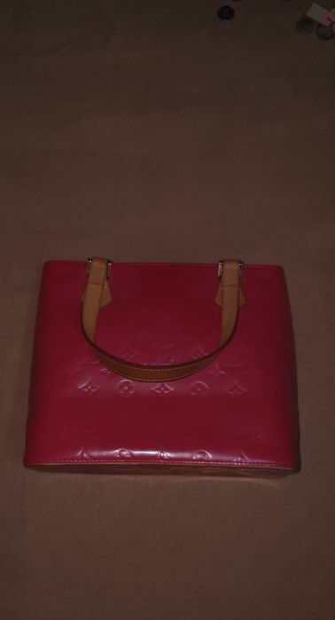 Geanta Louis Vuitton Houston Raspberry Leather