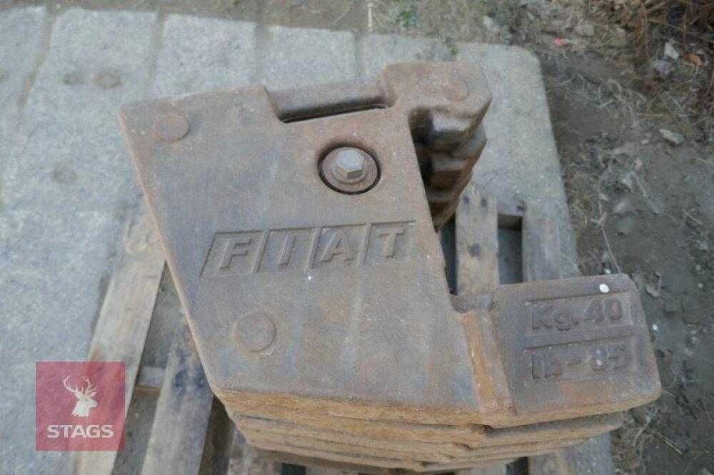 Greutati frontale greutate in suporti Fiat New Holland John Deere