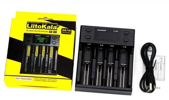 Интелигентно Зарядно за 4Батерии 18650 Liitokala Lii-S4 LiFePO4 RCR123