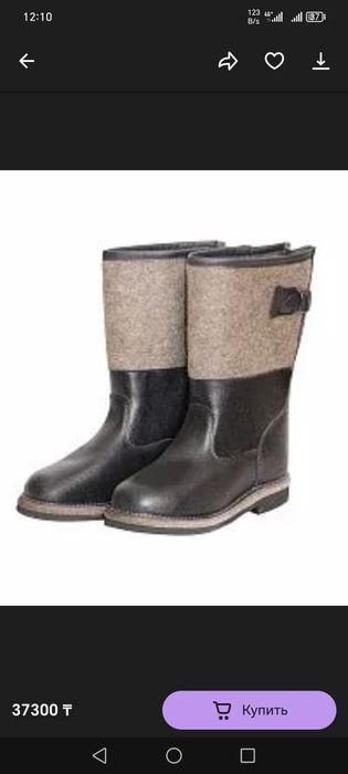 Рабочие зимние сапоги  15 тыс