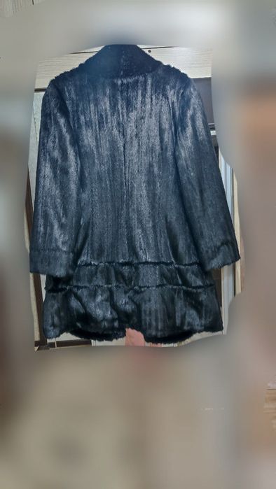 Шуба женская черная