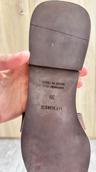 Шлепки hermes