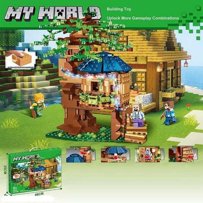 Конструктор MY WORLD Майнкрафт 587 деталей