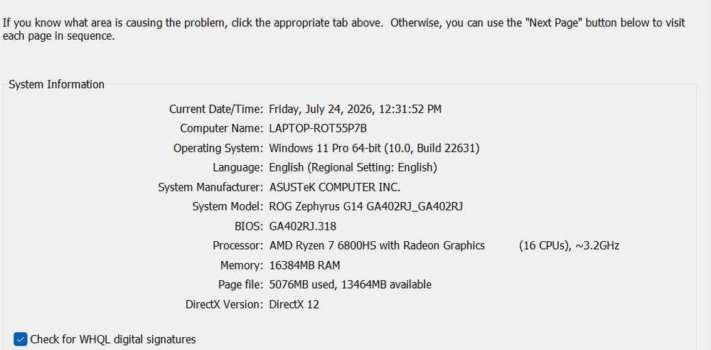 Laptop Asus ROG Zephyrus G14 GA402RJ