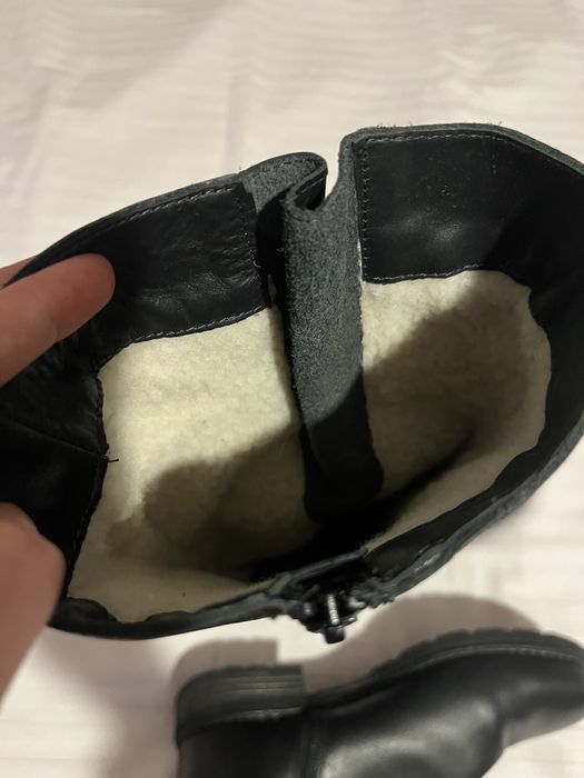 Cizme piele naturala si imblanite + CADOU