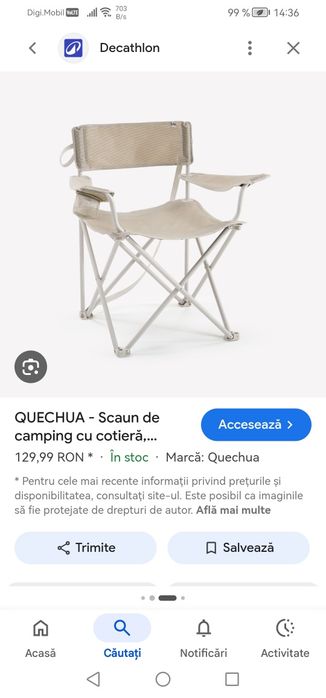Scaune camping Quechua