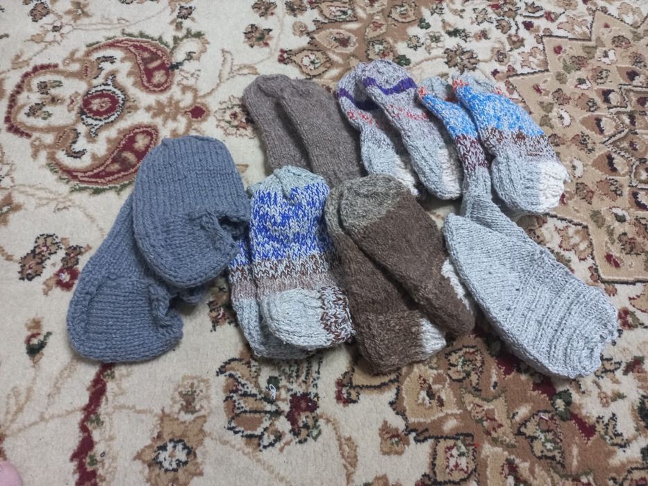 Тапочки и носки шерстяные