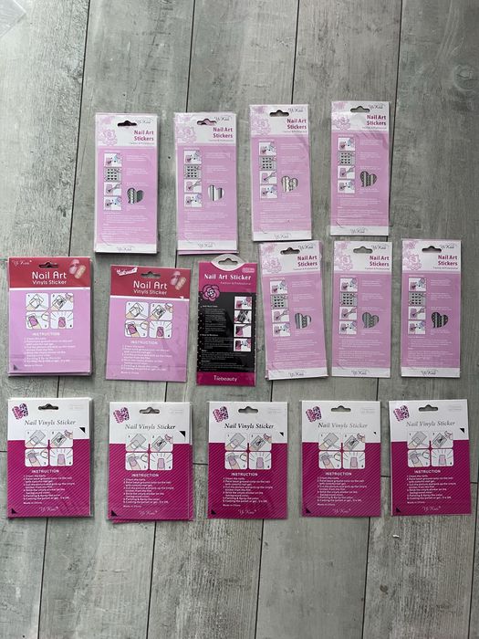 Голям комплект стикери и винили за декорация на нокти (Art Nail)