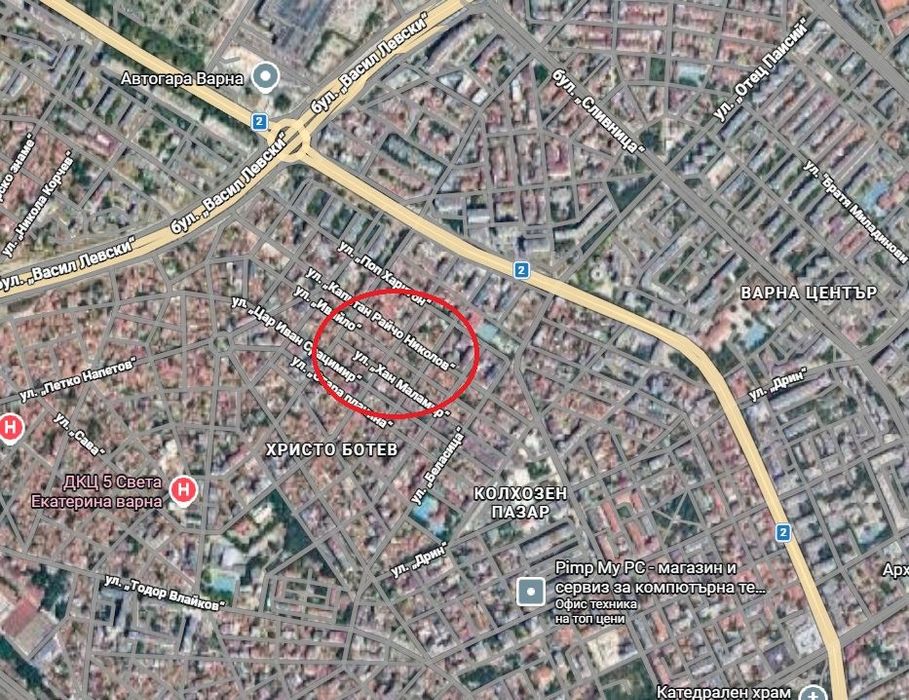 Парцел в Варна-Колхозен пазар площ 138 цена 450000