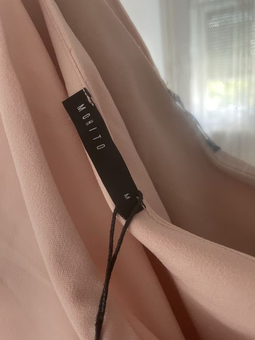 Salopeta eleganta Mohito roz pudra marimea M