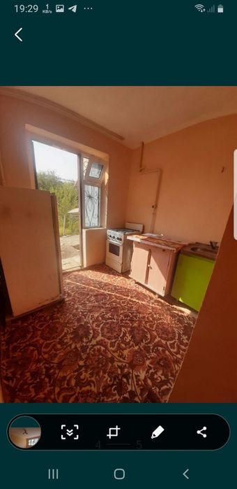 1 хоналик 1 этаж сотилади