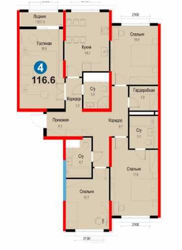 4ком.квартира|купи первым|возле МЕТРО|Сдача конец 2026г.П.В-21500$(8