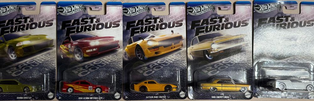 Hot Wheels Silver Series модели