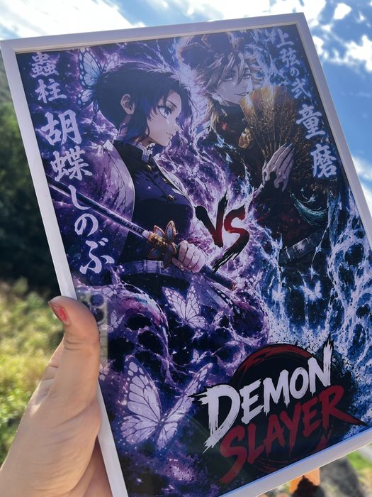 Tablou A4 cu imagine Demon slayer Shinobu